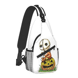 Sam Trick Or Treat Casual Messenger Bag Shoulder Bag Small Body Large Capacity Backpack Travel and Hiking Fashion Shoulder Bag