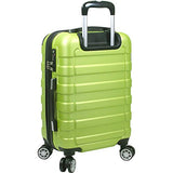 Dejuno Tahoma Lightweight 3-Piece Hardside Spinner Luggage Set, Navy, One Size