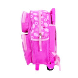 Sanrio Hello Kitty Rolling Backpack Kitty Wheeled 12" Backpack Pink