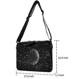 HAOCOO 17 17.3 inch Laptop Shoulder Bag Water-Resistant Neoprene Computer Case Sleeve with Handle