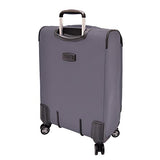 Traveler’S Choice Cornwall Lightweight Expandable Spinner Luggage - Charcoal (26-Inch)