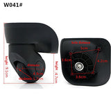 Super Ma Replacement Luggage Wheel Siutcase Repair 360 Spinner Mute Wheels Superw041(Couple) (041