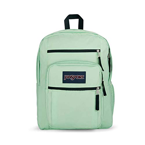 JanSport Big Student Backpack - School, Travel, or Work Bookbag with 15-Inch Laptop Compartment, Mint Chip