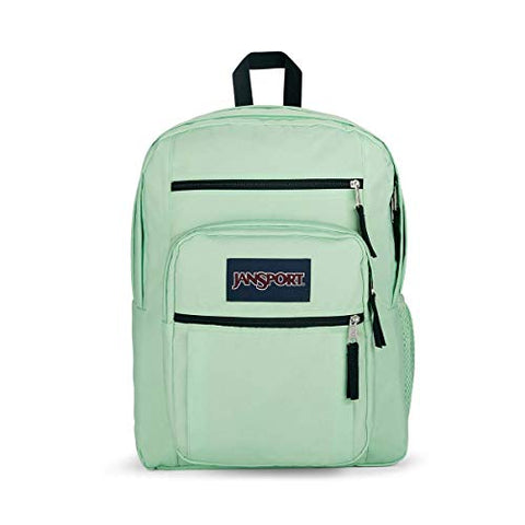 JanSport Big Student Backpack - School, Travel, or Work Bookbag with 15-Inch Laptop Compartment, Mint Chip