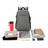 AUGUR Business Laptop Backpack, Anti Theft Slim Travel Computer Backpack with USB Charging Port,