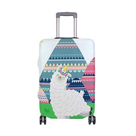 Luggage Cover Dancing Llama Suitcase Protector Travel Luggage 18-32 Inch