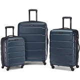 Samsonite Omni 3-Piece Nested Spinner Set - Teal With Luggage Accessory Kit