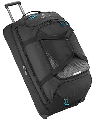 Eagle Creek Expanse Drop Bottom Wheeled Duffel 32 Inch Luggage, Black