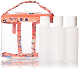 Vera Bradley Lighten up 3-1-1 Cosmetic, Polyester, Coral Meadow, One Size