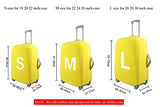 Travel Rolling Luggage Cover Painting Printed Protector Fits 18-32 Inch Suitcase