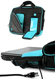 Vangoddy Pindar Aqua Blue Messenger Bag W/ Usb Hub And Wireless Mouse For Asus Transformer Book /