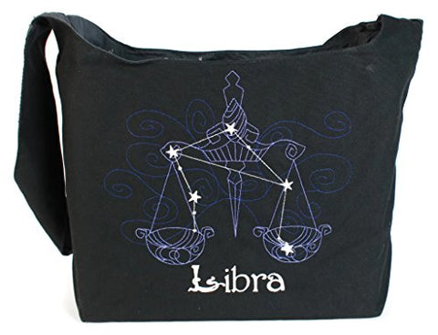Dancing Participle Libra Embroidered Sling Bag