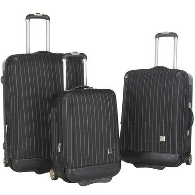 3-Pc Oneonta Luggage Set In Black