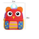 Samber Children Backpacks 3D Cute Zoo Animal Cartoon Schoolbag (Owl)