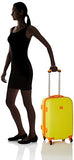 Anne Klein 20"  Hardside Carry-On Spinner Luggage, Yellow Orange