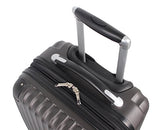 Lucas Outlander Hard Case 24 inch Expandable Rolling Suitcase With Spinner Wheels (One Size, Graphite)