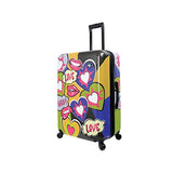 Mia Toro Italy Amore Hardside 28 Inch Spinner Luggage, Multi