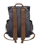 Paraffin Outdoor Canvas Backpack Hiking Camping Rucksack Heavy Duty Daypack School Backpack for Men