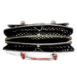 Nicole Lee Stylish Printed Women's Briefcase Spacious Satchel Bag Shoulder Bag, house Party