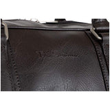 Ben Sherman 20" Travel Duffel Vegan Leather Weekender Carry-On Duffle Luggage/Gym Bag for Men & Women, Brown