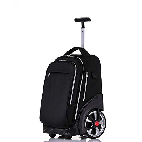 Rolling Backpack 18 Inch Multifunction Luggage School Travel Laptop Climbing Stairs Trolley