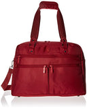 Heys America Unisex Hilite Multi-Zip Boarding Duffel with RFID Red Duffel Bag