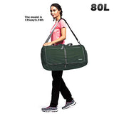 Gonex 80L Foldable Travel Duffle Bag for Luggage, Gym, Sport, Camping, Storage, Shopping Water