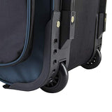 Travelers Club Xpedition 30 Inch Multi-Pocket Upright Rolling Duffel Bag, Rivera Blue, 30-Inch