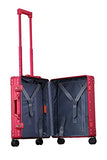 ALEON 21" Aluminum International Carry-On Hardside Luggage (Ruby)
