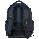 Kenneth Cole Reaction Pack of All Trades 1680d Polyester Double Gusset 17.0” Laptop Backpack, Navy