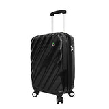 Mia Toro Onda Fusion Hardside Spinner Carry-On, Blue, One Size