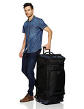 Amazonbasics Ripstop Wheeled Duffel - 35-Inch, Black