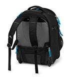 High Sierra Ultimate Access 2.0 Carry On Wheeled Backpack, Black/Blue Print
