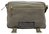 Jans Augur Trauss & Co Canvas Messenger Bag (Army Green)