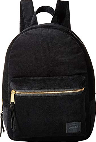 Herschel Supply Co. Women's Grove X Small Corduroy Backpack, Black, One Size