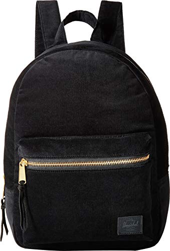 Herschel Supply Co. Women's Grove X Small Corduroy Backpack, Black, One Size