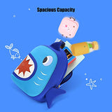 NOHOO Toddler Backpack Kids Backpack Cute Animal Schoolbag Waterproof Ocean Backpack for Baby Boys Girls Age 3 to 6 (Big Mouth Fish)