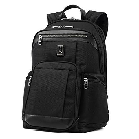 Travelpro Luggage Platinum Elite 17.5" Business Computer Backpack, Shadow Black, One Size