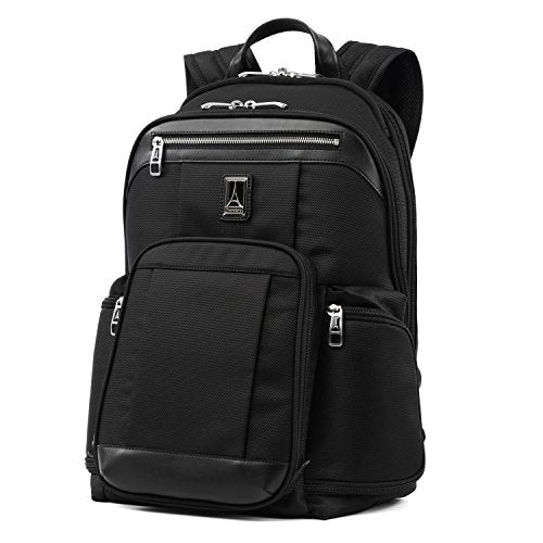 Travelpro Luggage Platinum Elite 17.5" Business Computer Backpack, Shadow Black, One Size