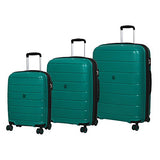 It Luggage 29.5" Asteroid 8-Wheel Hardside Expandable Spinner, Pine Green
