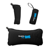 Travel Pal Self Inflating Lumbar Support Pillow BLACK (LIFETIME WARRANTY)