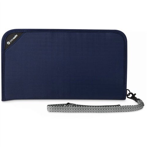 Pacsafe Rfidsafe V200 Anti-Theft Rfid Blocking Travel Organizer, Navy Blue