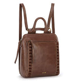 the sak unisex adult Women's Loyola Leather Mini Backpack, Teak, One Size US