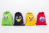 Cuties And Pals Drawstring Backpack Shoe Bag - Dinosaur