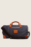 True Religion Denim Duffle Bag, Dk Indigo, Bnwt $349 Made In Usa