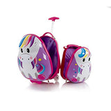 Heys America Travel Tots 18 Inch Luggage with Backpack for Kids - Unicorn