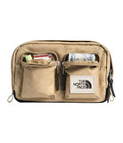 The North Face Unisex Kanga Pack Kelp Tan Dark Heather/Asphalt Grey Light Heather One Size