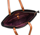 Faux Suede Grommet Everyday Laptop Tote By Adrienne Vittadini (Black)