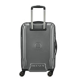 DELSEY Paris Luggage Cruise Lite Hardside 2.0 Carry-on Expandable Suitcase, Platinum