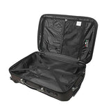 Viaggi V1010L-22In-Blk Italy Siena Hardside Spinner 22" Carry-On, Black